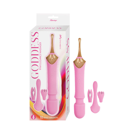 Nasstoys Goddess Pink Elegance Massager – Clitoral Stimulation – Light Pink