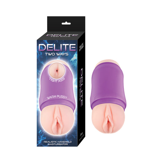 Nasstoys Delite Two Ways Vagina & Ass – Beige – Realistic Design