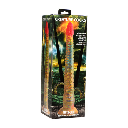 Creature Cocks Tenta-Dick Silicone Dildo – Multi-Color Tentacle Design