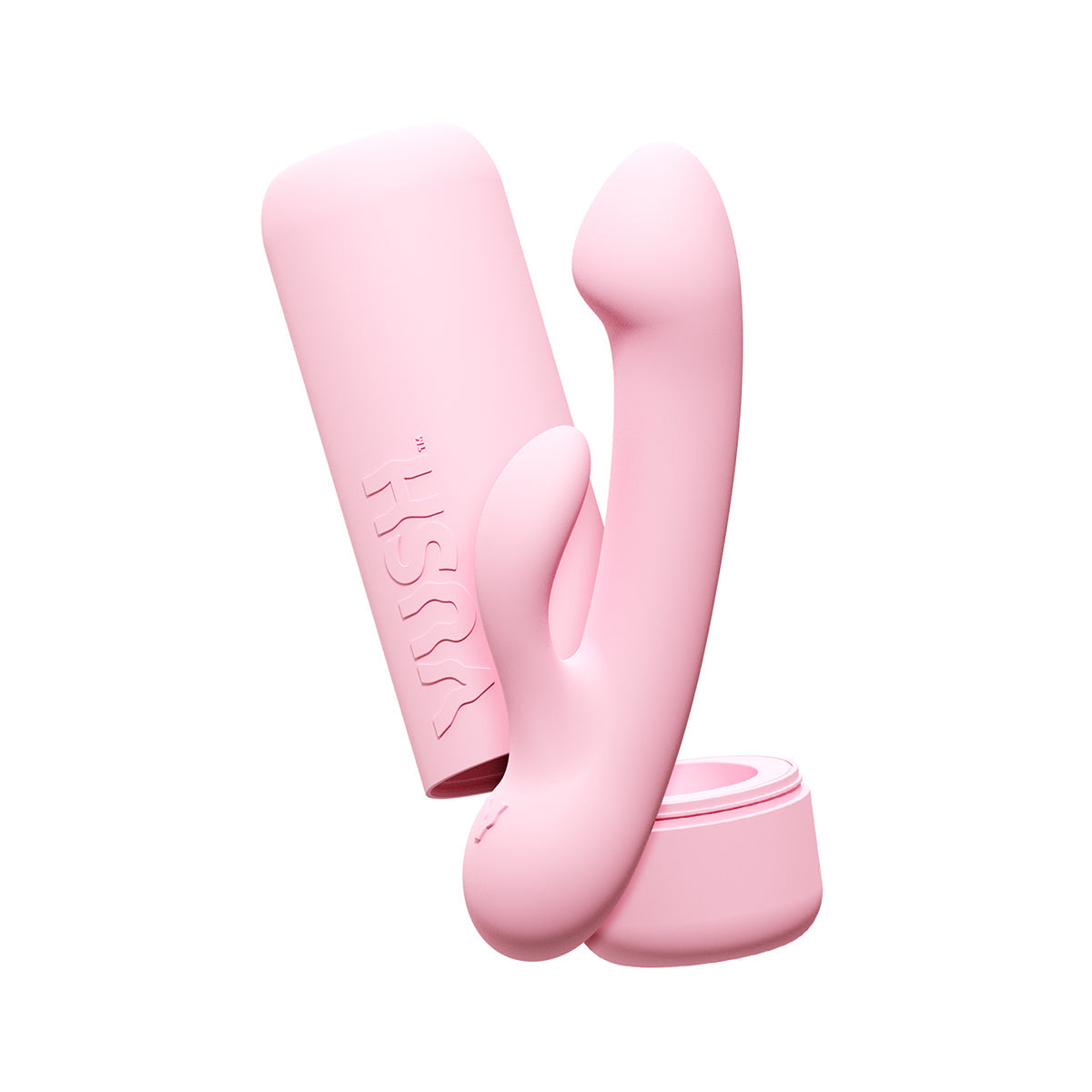 VUSH Glow Rabbit Vibrator - Dual Stimulation - Light Pink