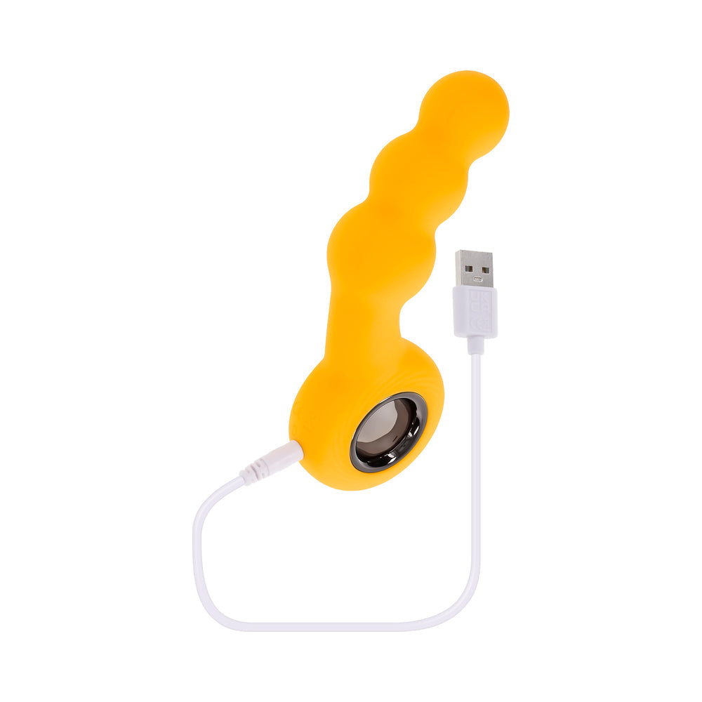 Gender X Bumble Rechargeable Silicone Vibrating Plug – Yellow