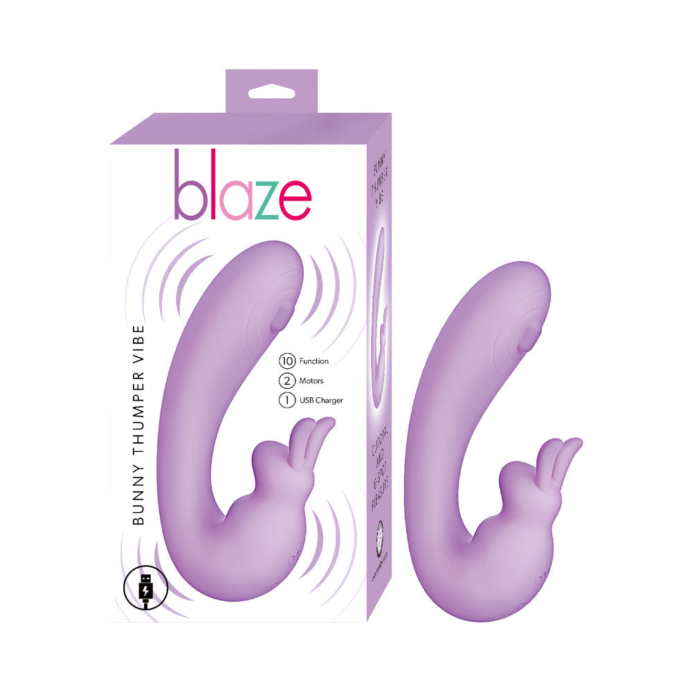 Nasstoys Blaze Bunny Thumper Vibe – Dual Stimulator – Lavender