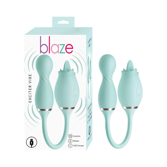 Nasstoys Blaze Exciter Vibe Dual Stimulator – Teal