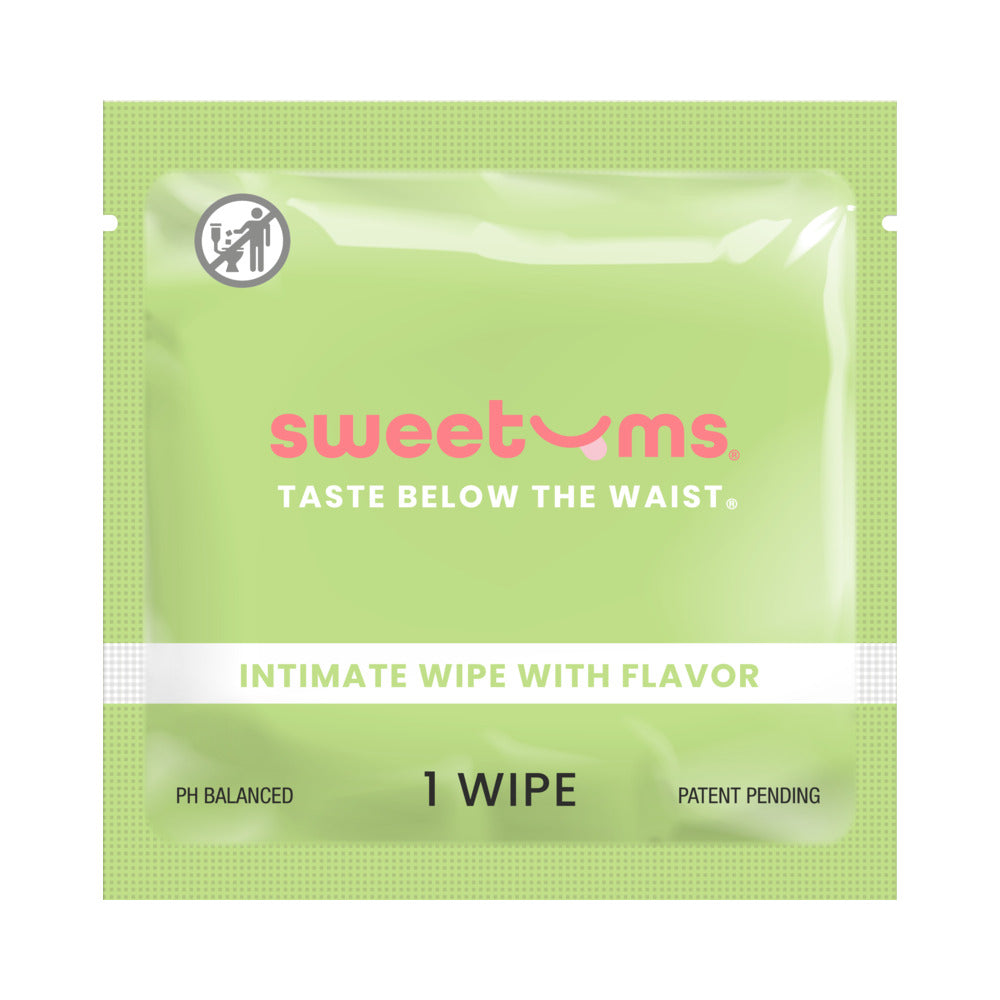Sweetums Watermelon Flavored Intimate Wipes – 10-Pack