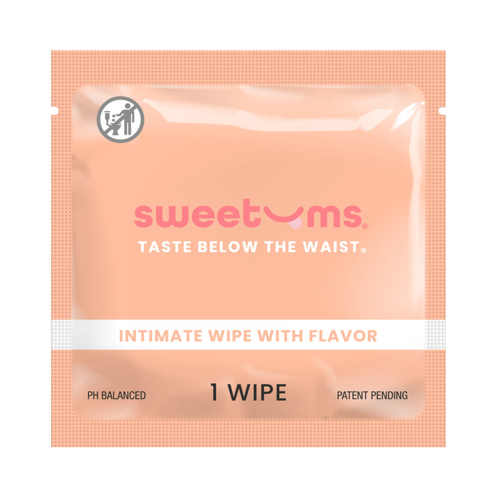 Sweetums Mango Flavored Intimate Wipes - 10-Pack, pH-Balanced