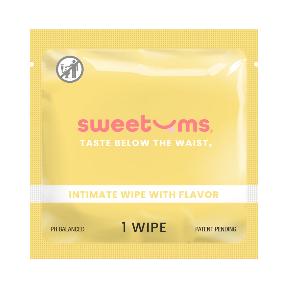 Sweetums Pina Colada Flavored Intimate Wipes – 10-Pack