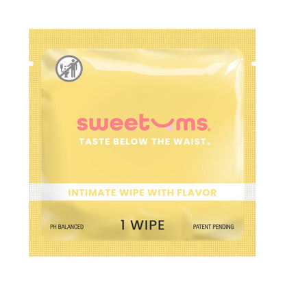 Sweetums Pina Colada Flavored Intimate Wipes – 10-Pack