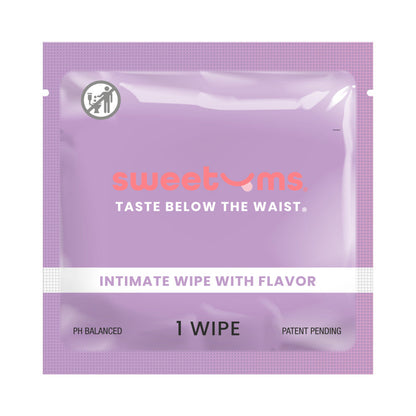Sweetums Honey Lavender Intimate Wipes – 10-Pack