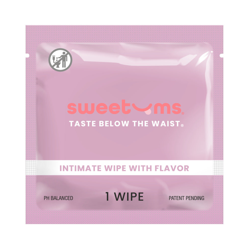 Sweetums Grape Flavor Intimate Wipes – 10-Pack