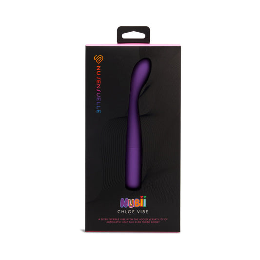 Nu Sensuelle Chloe Nubii Warming Slim G-Spot Vibrator with Turbo Boost - Purple
