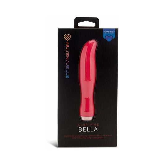 Nu Sensuelle Velvet Touch Bella Vibrator – Hot Pink – 20 Vibration Modes