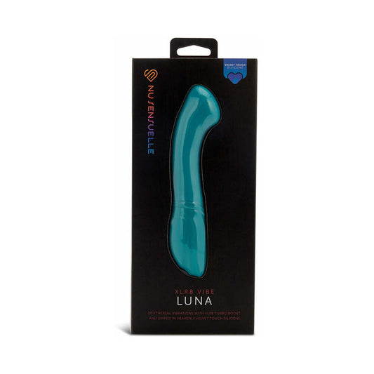 Nu Sensuelle Velvet Touch Luna Vibrator – Emerald Green – 20 Vibration Patterns
