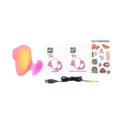 ROMP Kiss Clitoral Suction Toy with Pleasure Air Technology - Pink/Coral