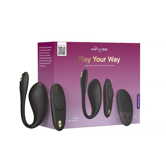 We-Vibe Play Your Way Collection Wearable Vibrator Set – Black