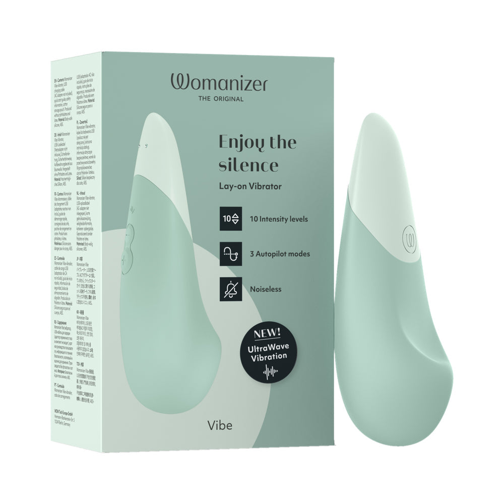 Womanizer Vibe Sage Rechargeable Vibrator with UltraWave Vibration – Green