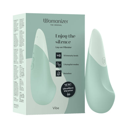 Womanizer Vibe Sage Rechargeable Vibrator with UltraWave Vibration – Green