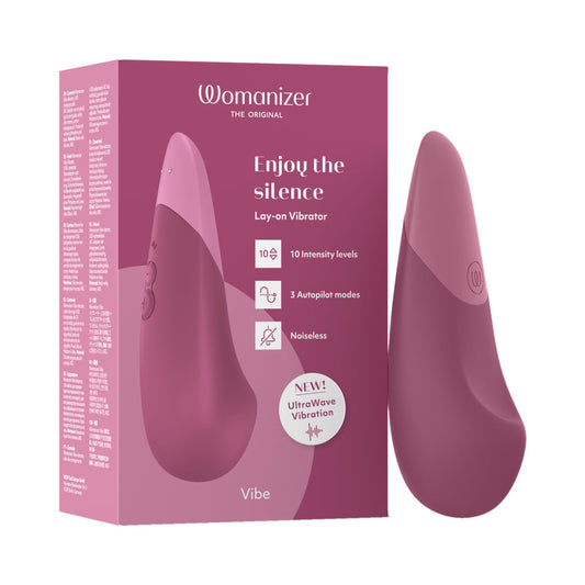 Womanizer Vibe Rechargeable Vibrator with UltraWave Vibration – Dusky Pink