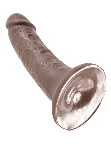 King Cock 6-Inch Dildo - Realistic Brown
