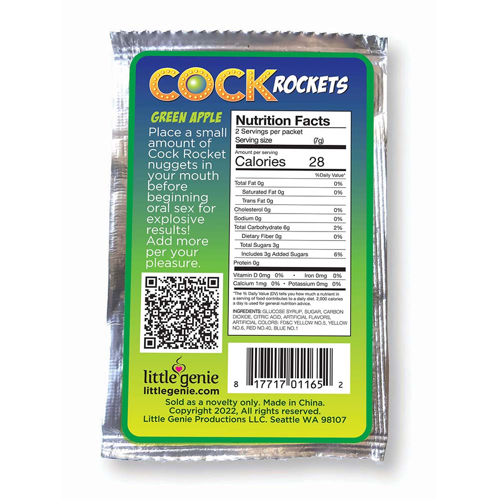 Cock Rockets Assorted Flavor Oral Candy Display – 36 Packs