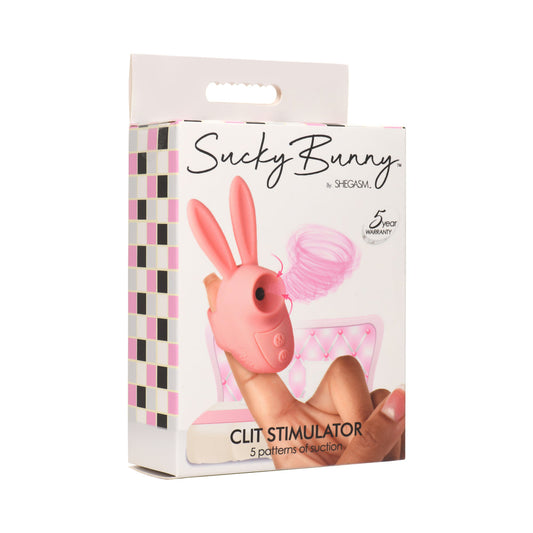 Shegasm Sucky Bunny Clit Stimulator – Pink – Ergonomic Design with Suction Features