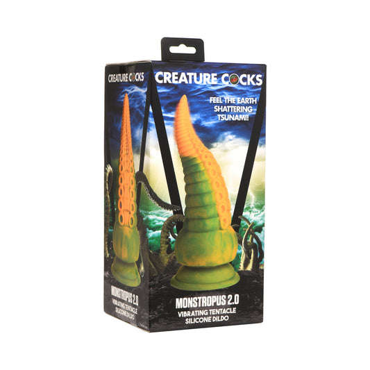 Creature Cocks Monstropus 2.0 Vibrating Tentacle Silicone Dildo – Multi-Color
