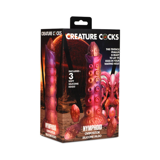 Creature Cocks Nymphoid Ovipositor Silicone Dildo – Multi-Color