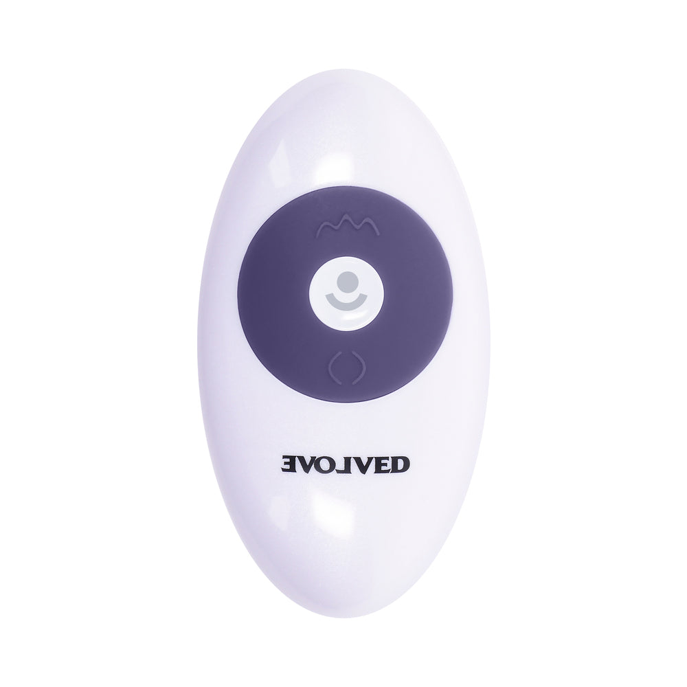 Evolved Pleasure Rider Rechargeable Dildo with Remote - Purple