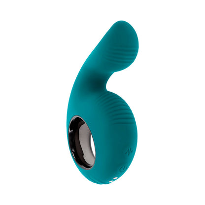Evolved Thumbs Up Rechargeable Vibrator – Teal