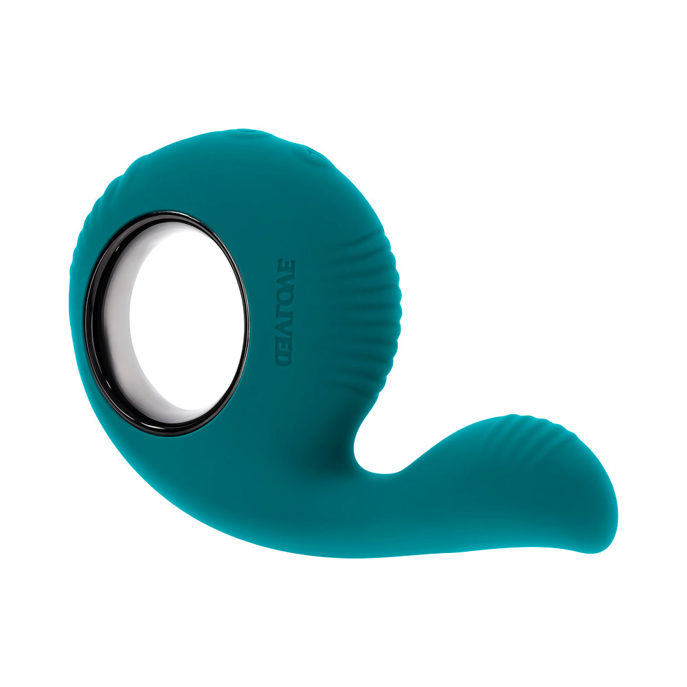 Evolved Thumbs Up Rechargeable Vibrator – Teal