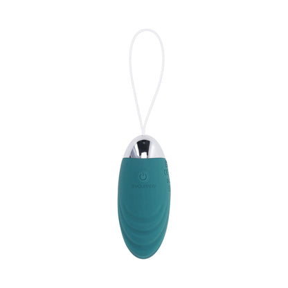 Evolved Oval Office Rechargeable Vibrating Egg – Teal