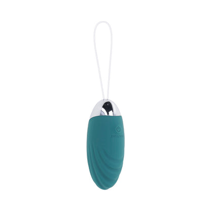 Evolved Oval Office Rechargeable Vibrating Egg – Teal