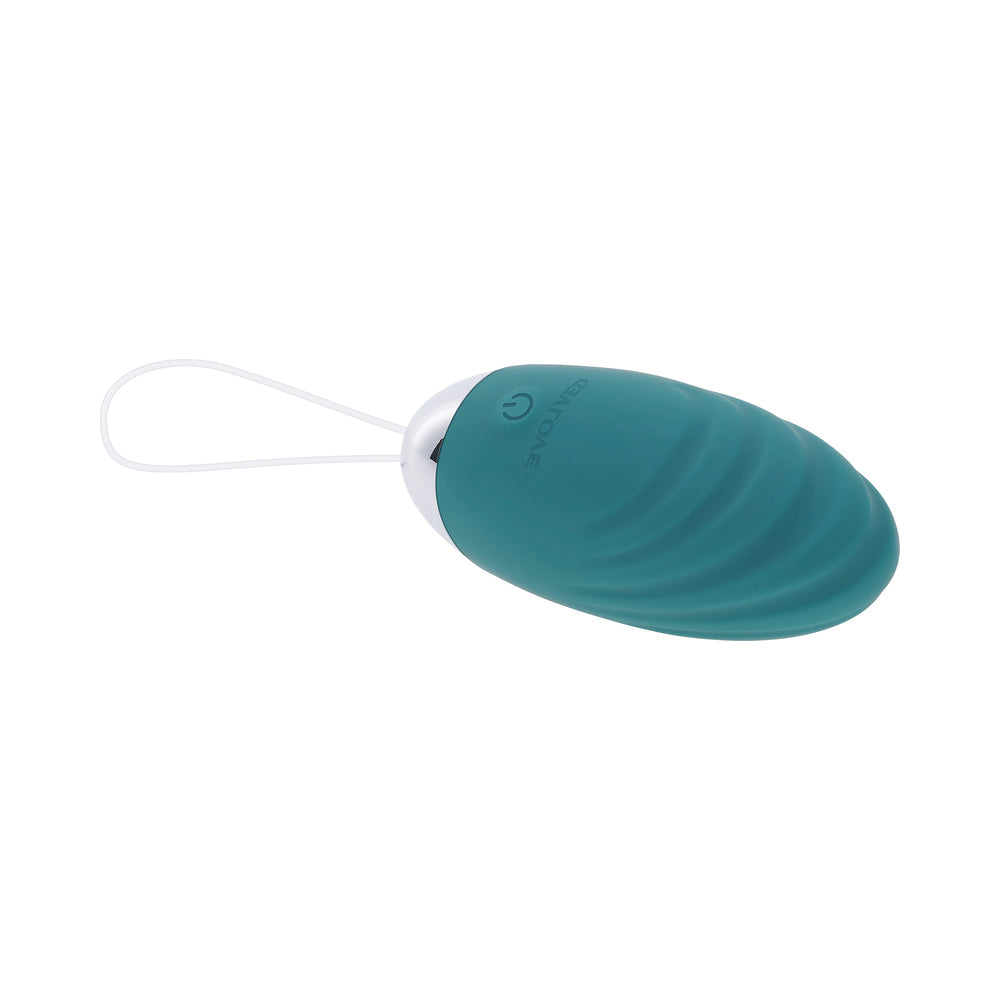 Evolved Oval Office Rechargeable Vibrating Egg – Teal