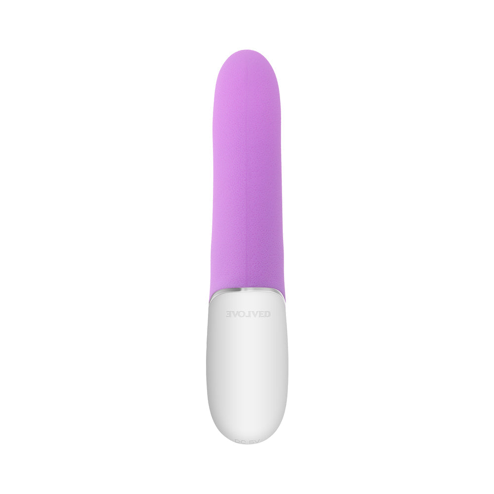 Evolved Slip of the Tongue Rechargeable Vibrator – Purple