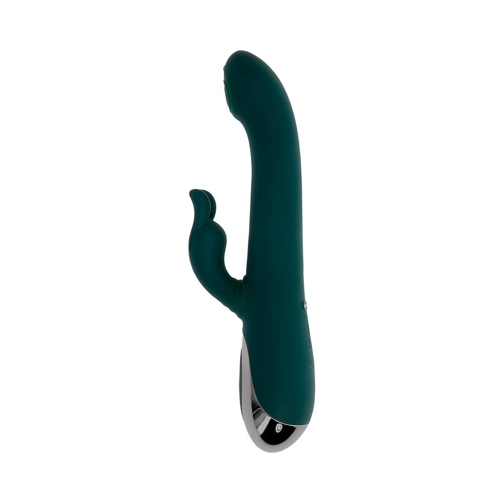 Evolved Rabbit Tap Tap Rechargeable Vibrating Dual Stimulator – Green
