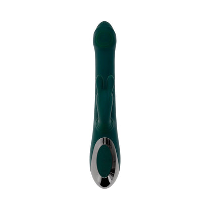 Evolved Rabbit Tap Tap Rechargeable Vibrating Dual Stimulator – Green
