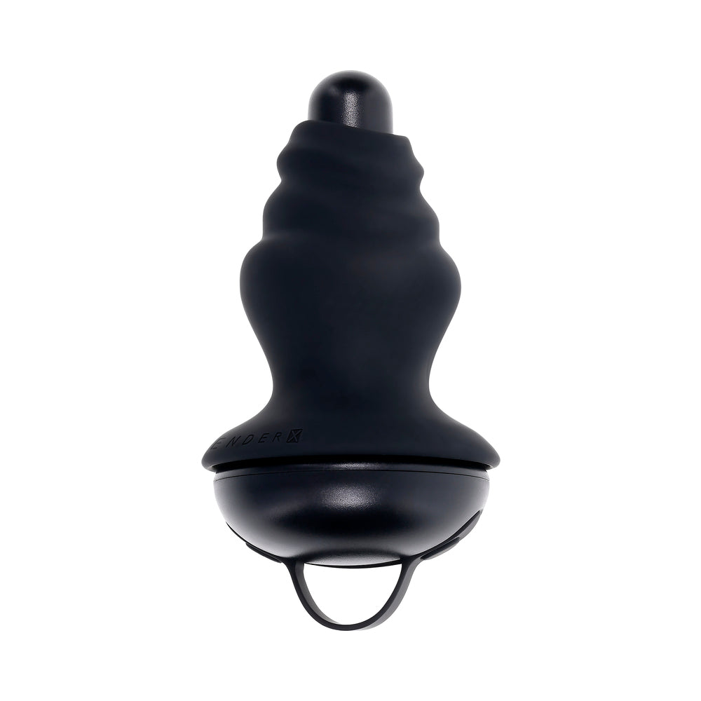 Gender X Echo Rechargeable Vibrating Shaft with Removable Silicone Sleeve - Black