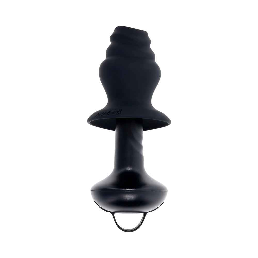Gender X Echo Rechargeable Vibrating Shaft with Removable Silicone Sleeve - Black
