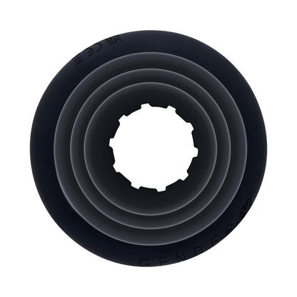 Gender X Echo Rechargeable Vibrating Shaft with Removable Silicone Sleeve - Black