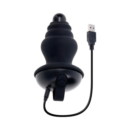 Gender X Echo Rechargeable Vibrating Shaft with Removable Silicone Sleeve - Black