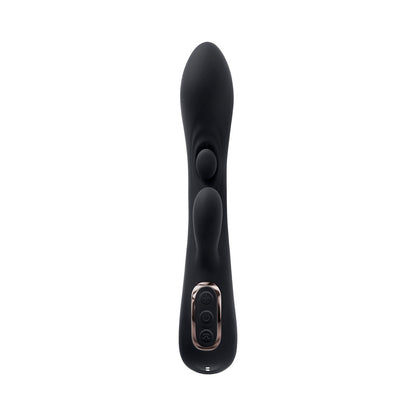 Playboy That's The Spot Rechargeable Dual Stimulator Vibe – Black