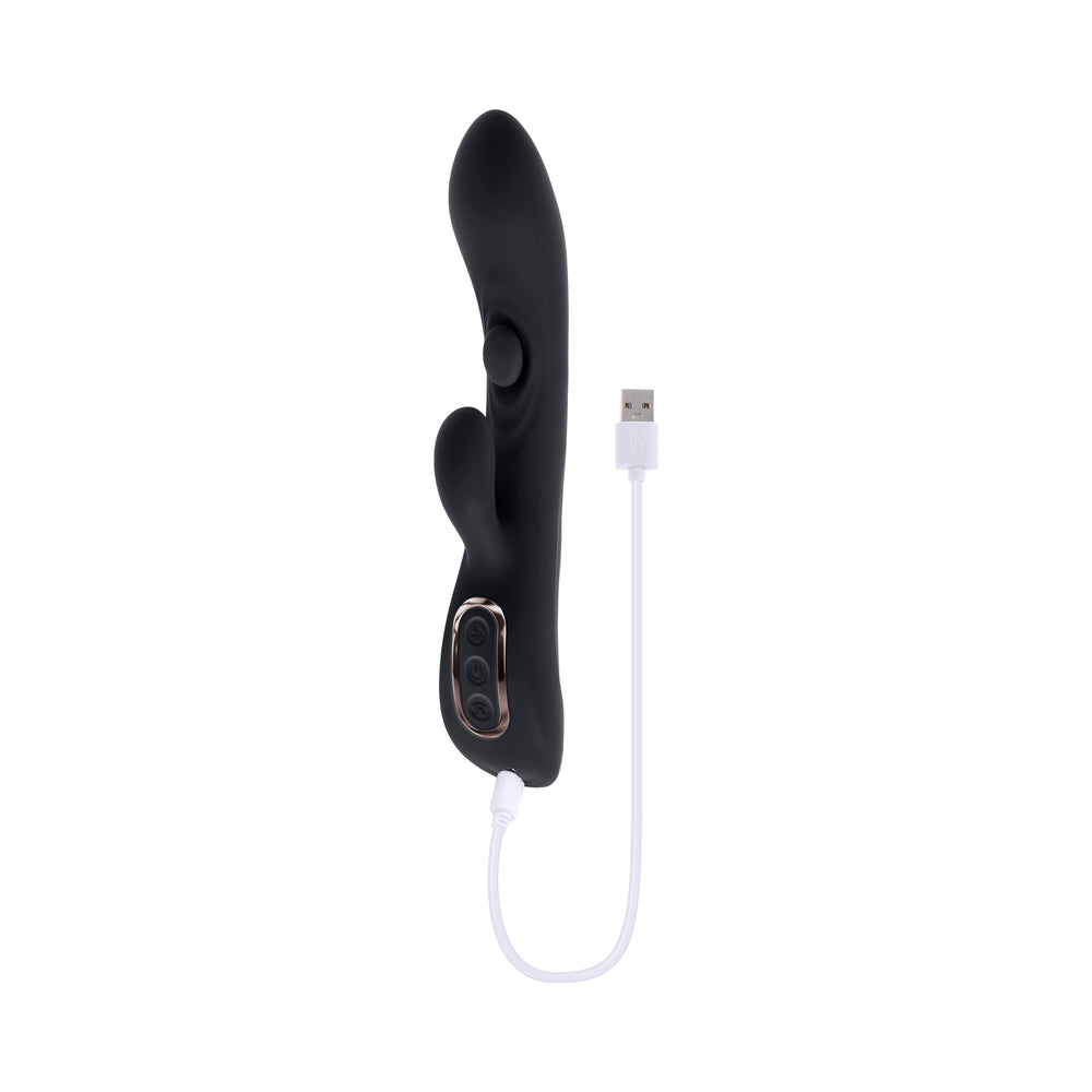 Playboy That's The Spot Rechargeable Dual Stimulator Vibe – Black