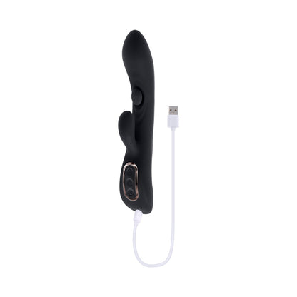 Playboy That's The Spot Rechargeable Dual Stimulator Vibe – Black