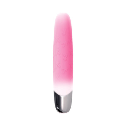 Playboy Bunnies On Parade Rechargeable Bullet Vibrator – Light Pink