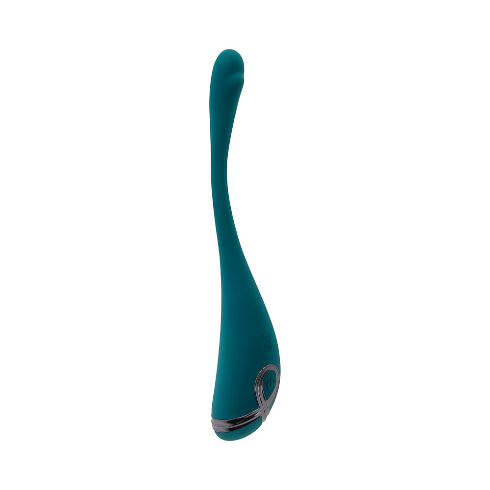 Playboy Pinpoint Perfection Bendable Vibrator – Deep Teal