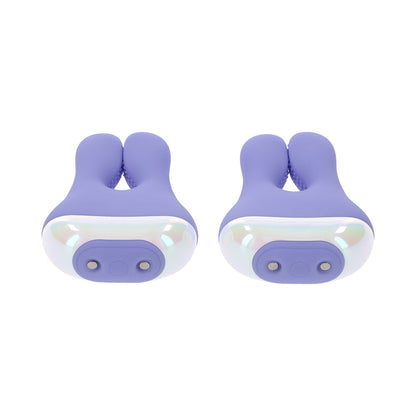Playboy In A Pinch Vibrating Nipple Clamps – Periwinkle