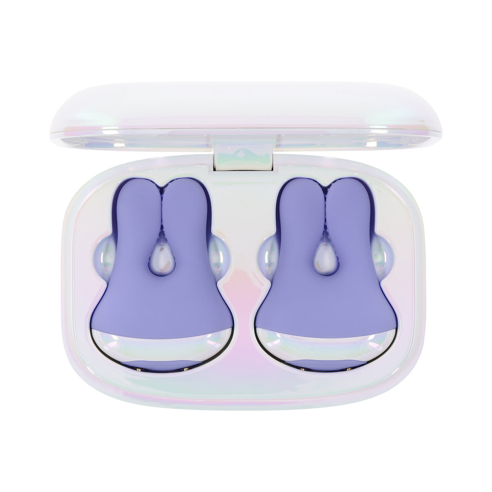 Playboy In A Pinch Vibrating Nipple Clamps – Periwinkle