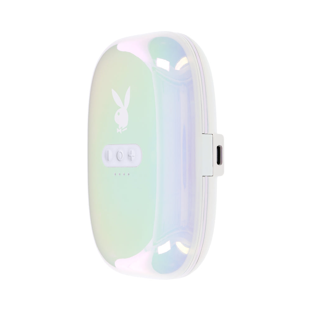 Playboy In A Pinch Vibrating Nipple Clamps – Periwinkle