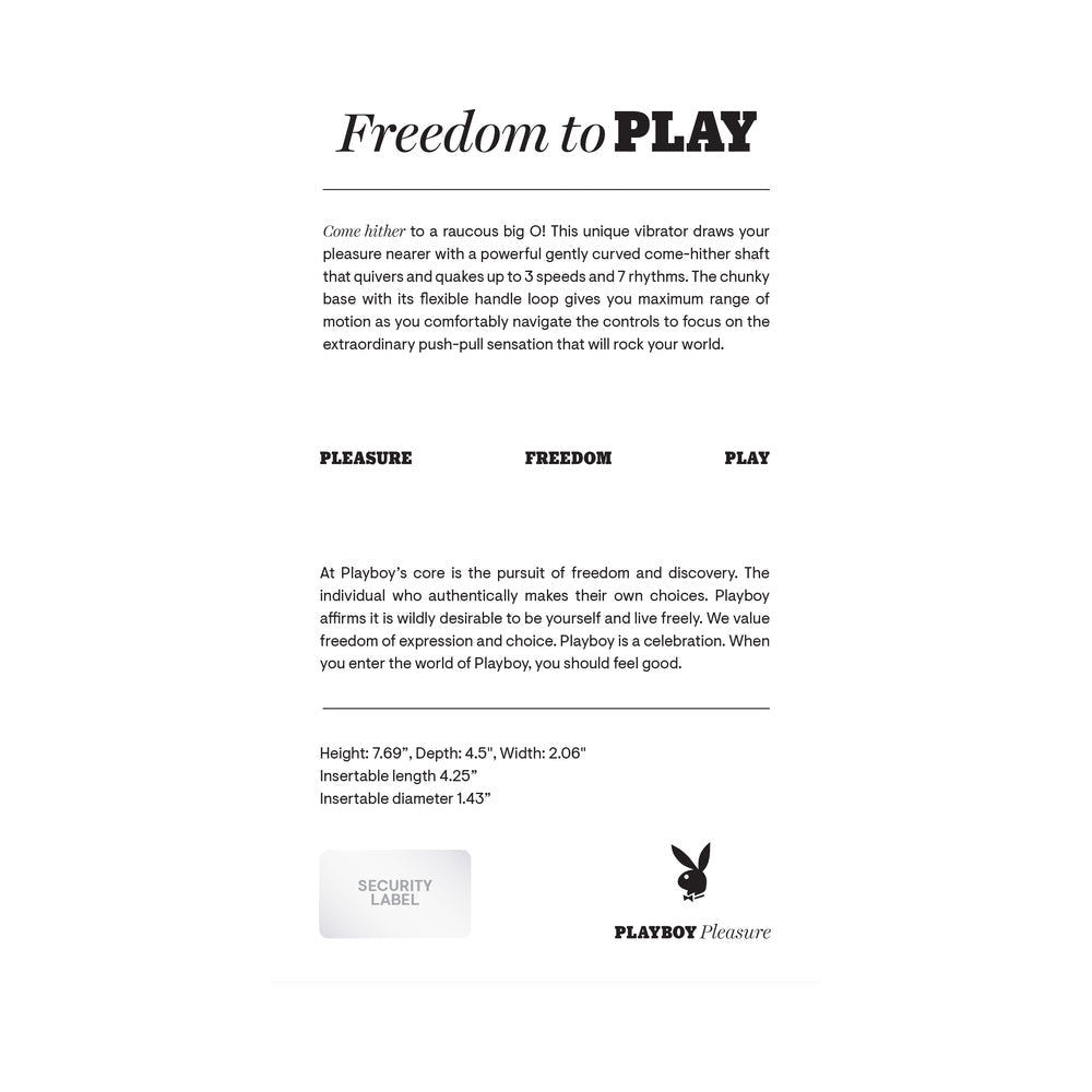 Playboy Nice To Meet You Vibrator – Periwinkle