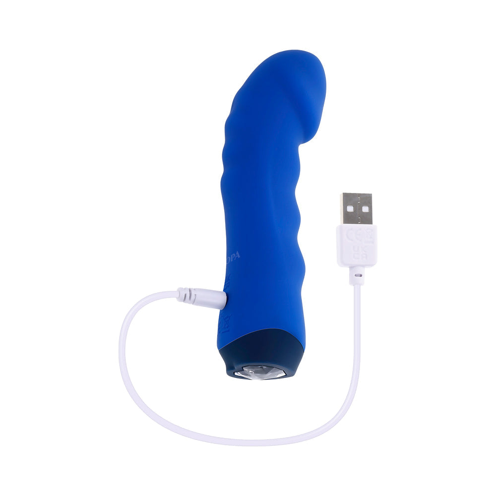Selopa Blue Banger Rechargeable Vibrator – Silicone – Blue