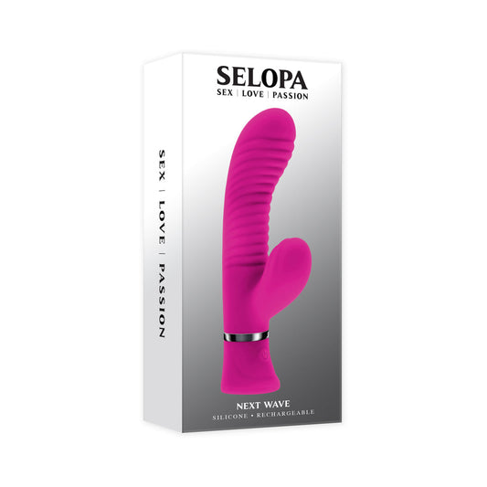 Selopa Next Wave Rechargeable Vibrating Dual Stimulator – Pink
